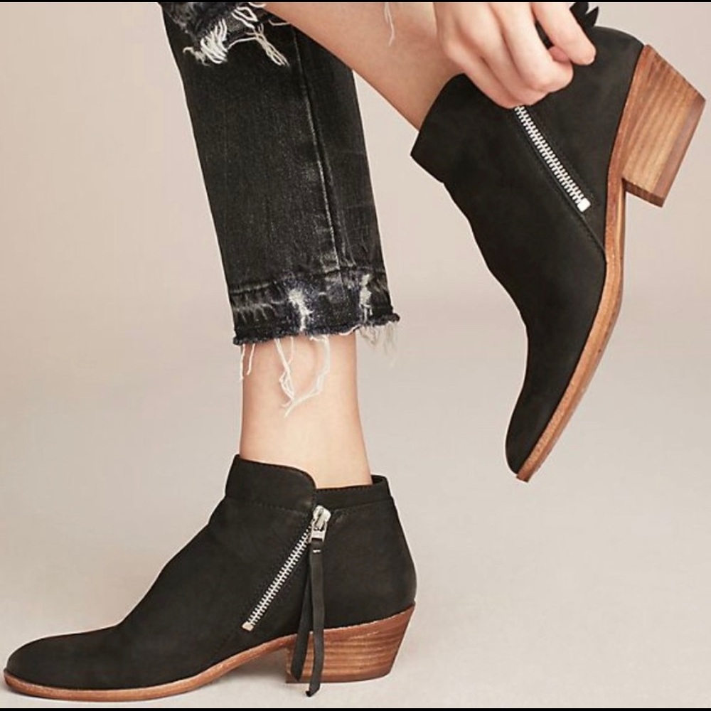 Sam Edelman Packer Ankle Boot booties 8 Black